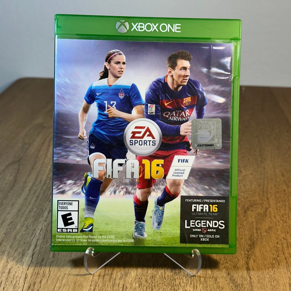 EA Sports FIFA 16 Xbox One Case and Insert Only Green Good Replacement Artwork
